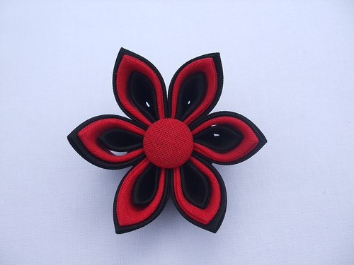 Kanzashi brož — foto 2