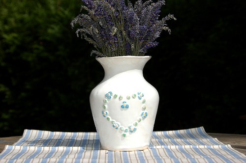 Romantická váza-pomněnková — foto 2
