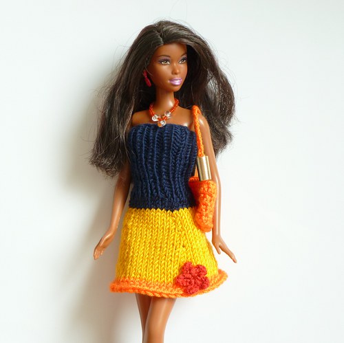 Oranžová kabelka pro Barbie — foto 2