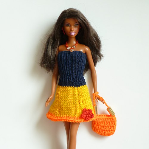 Oranžová kabelka pro Barbie — foto 4