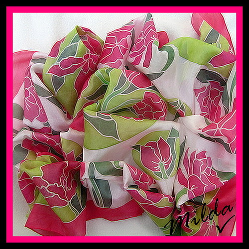 Červené tulipány 90x90 — foto 3