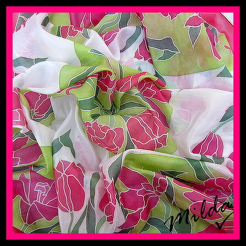 Červené tulipány 90x90 — foto 5
