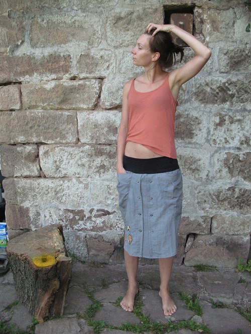 Šustáková, recyklvaná suknička — foto 5