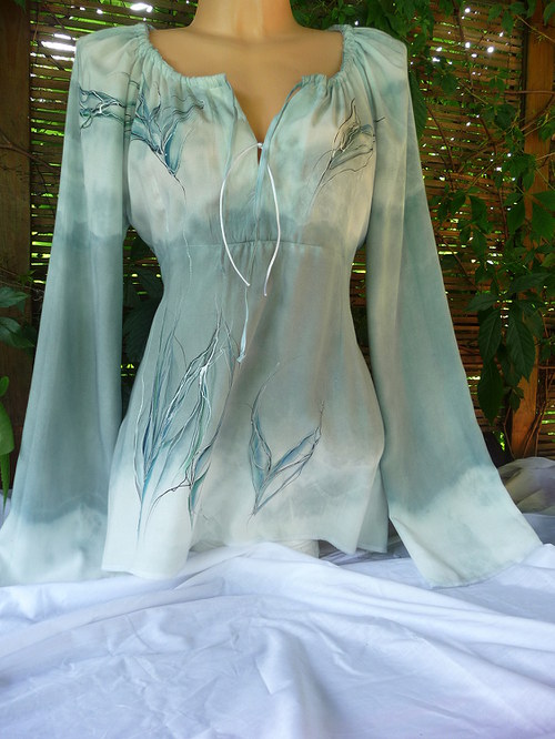 Malovaná dám. halenka. — foto 2