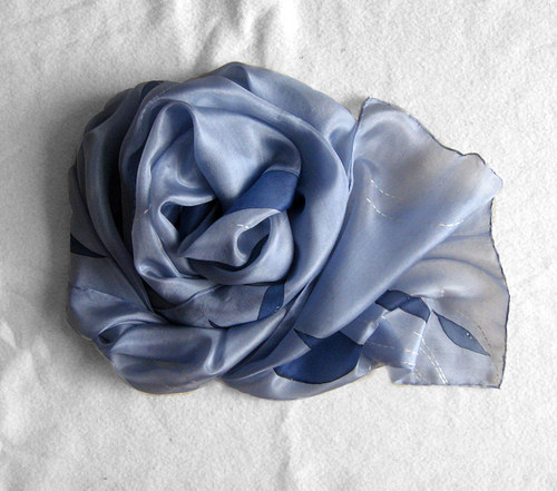 Simple blue - set šálu a kravaty — foto 2