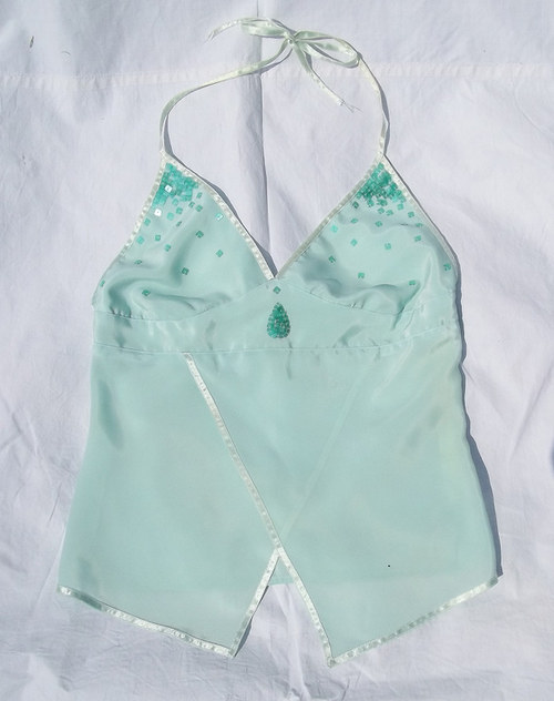 Jemně tyrkysový top — foto 2