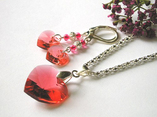 Swarovski sada Padparadsha — foto 3