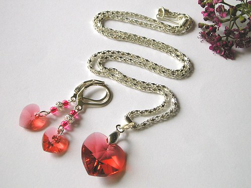 Swarovski sada Padparadsha — foto 4