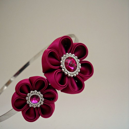 Kanzashi čelenka Amai — foto 3