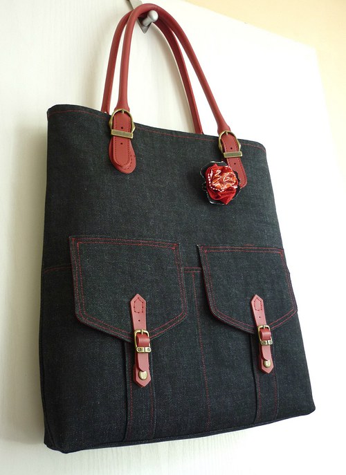 Kabelka black & red — foto 5