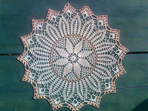 HÁČKOVANÁ DEČKA-průměr 49cm — foto 2