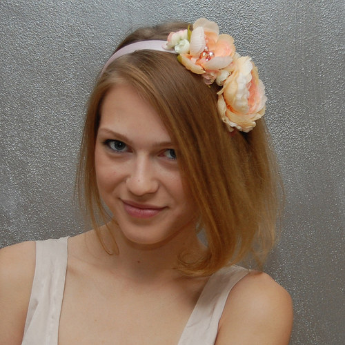 Růženková něžnost ... čelenka — foto 2