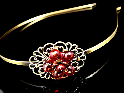 Čelenka : " Red flowers " — foto 3