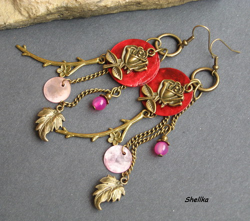 Náušnice,,ROSE,, — foto 2