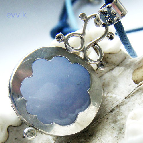 Blankytný chalcedon — foto 4