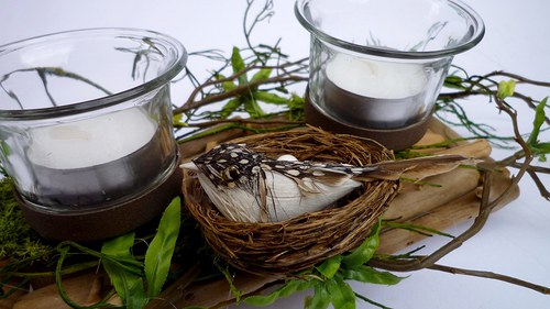 Dřevěný svícen Birdinia — foto 4