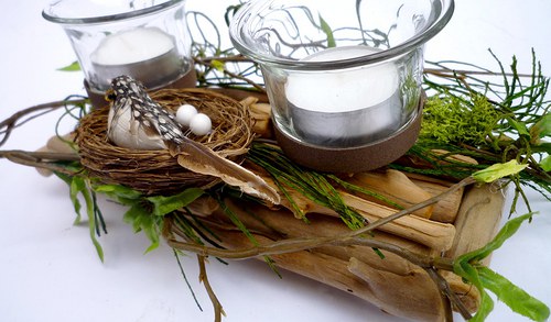 Dřevěný svícen Birdinia — foto 6