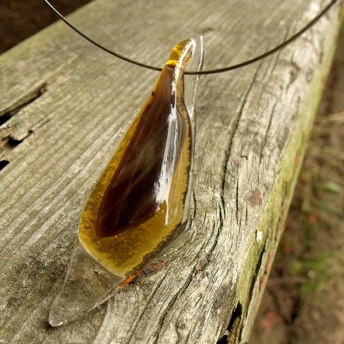 Skleněný šperk " HONEY" — foto 2