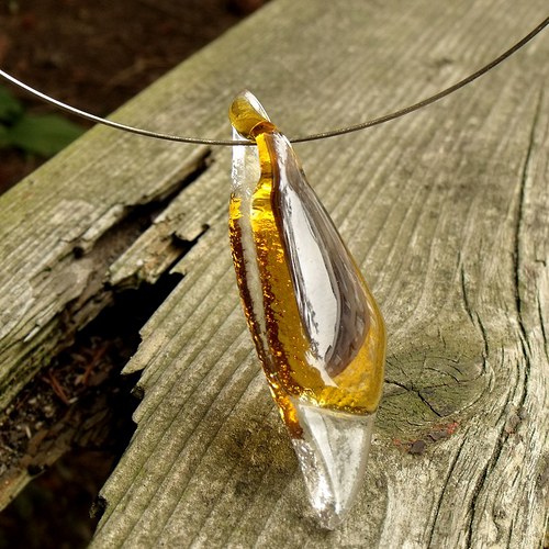 Skleněný šperk " HONEY" — foto 3