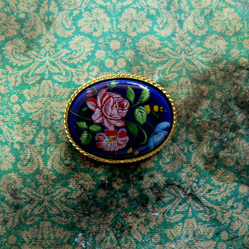 Porcelánová brož III. — foto 2
