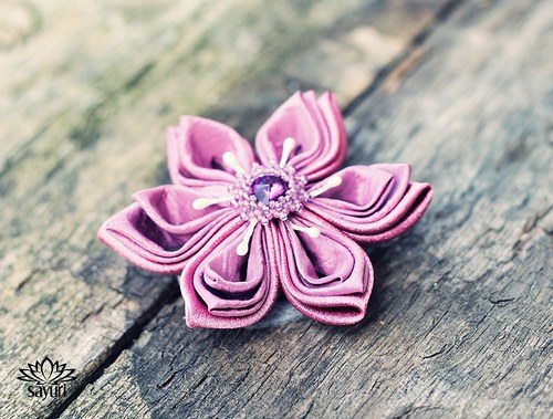 Kanzaši brož Rose — foto 2