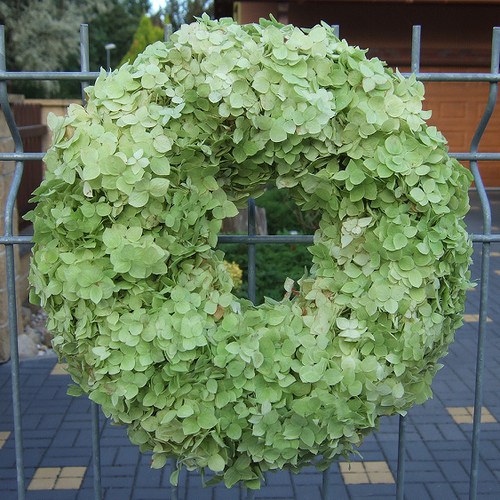 Věnec 24 cm-Jednoduše...hortenzie! — foto 4