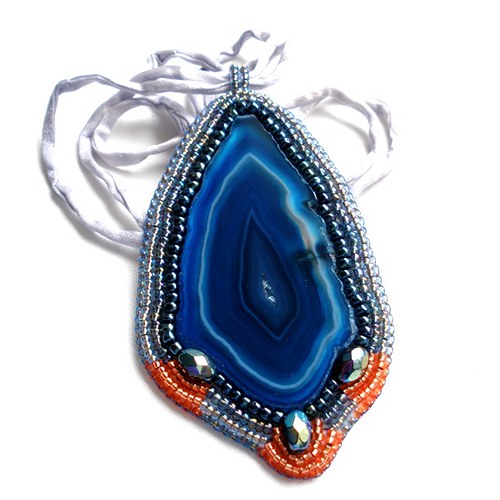 Agate avec des perles — foto 4