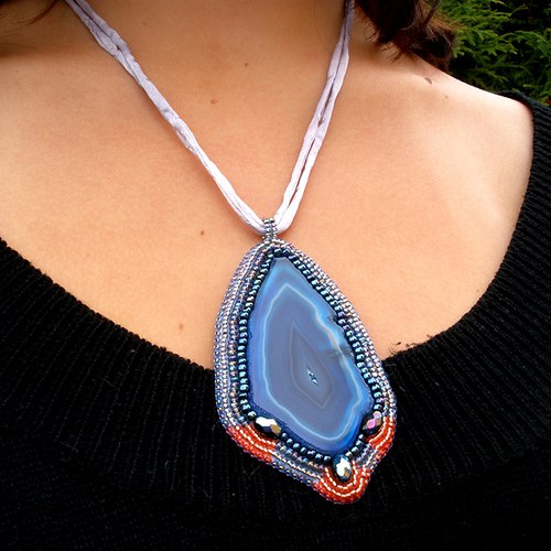 Agate avec des perles — foto 6