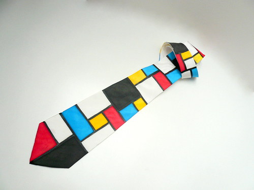 Pánská kravata - Piet Mondrian — foto 2