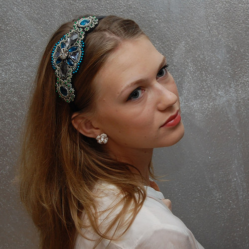 Petrolejovýma očima ... čelenka — foto 5