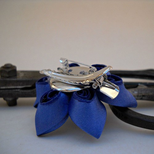 Kanzashi sponka/brož Oki — foto 4