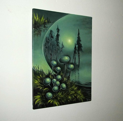 Kapky - olejomalba 30 x 21 cm — foto 2