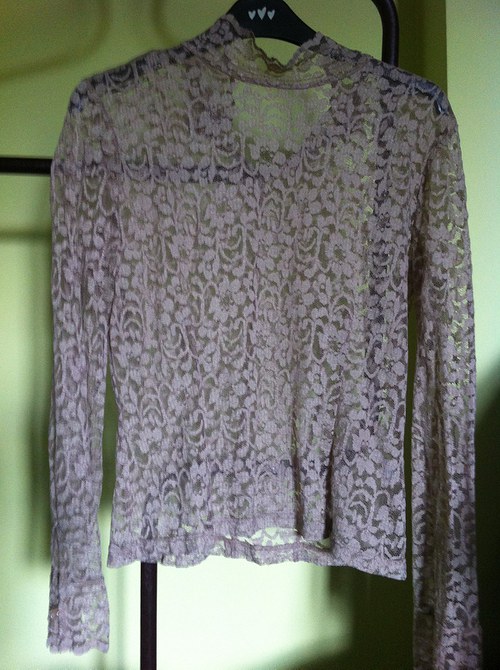SLEVA!!! Vintage krajkový top — foto 3