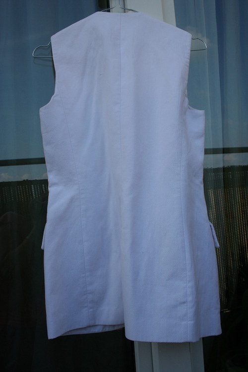 SLEVA!!! Vintage bílá vesta CELINE — foto 3