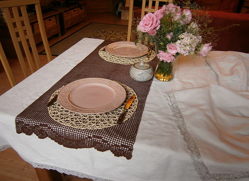 Hnědý háčkovaný běhounek — foto 2