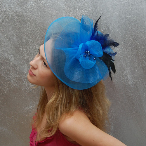 Blue dream ... klobouk či fascinator — foto 2