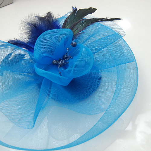 Blue dream ... klobouk či fascinator — foto 4