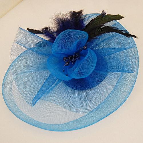 Blue dream ... klobouk či fascinator — foto 5