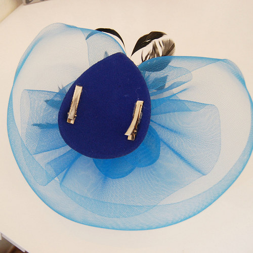 Blue dream ... klobouk či fascinator — foto 6
