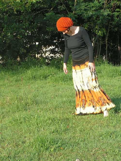 Letní batikovaná sukně — foto 3