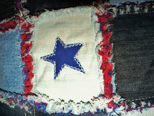 Patchwork polštářky Jeans — foto 3