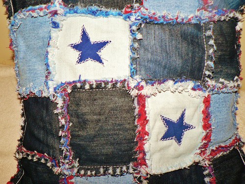 Patchwork polštářky Jeans — foto 5