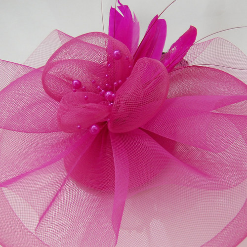Hot Pink ... klobouk či fascinator — foto 5
