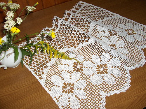 Kopretinková záclonka — foto 2