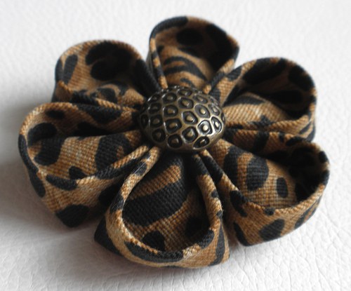 Kanzashi tygřík na přání — foto 2
