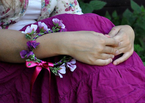 Malý fialový věneček SLEVA! — foto 3