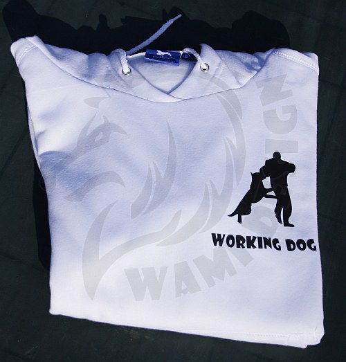 Bílá mikina Working Dog — foto 2