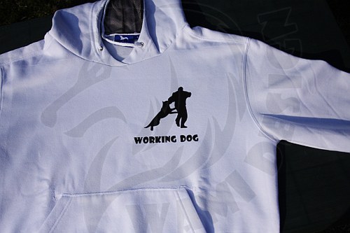 Bílá mikina Working Dog — foto 3