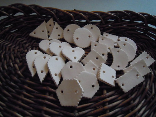 Keramické MINIdekorace - geometrické tvary — foto 2