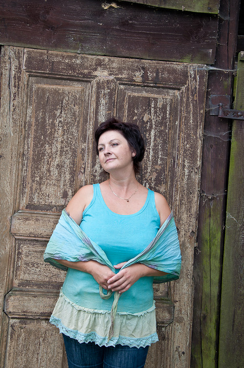 Trojcípý šátek - plátno — foto 4